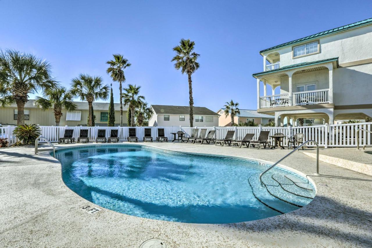 Sunny Pcb Home With Balcony Steps To The Beach! Panama City Beach Eksteriør bilde