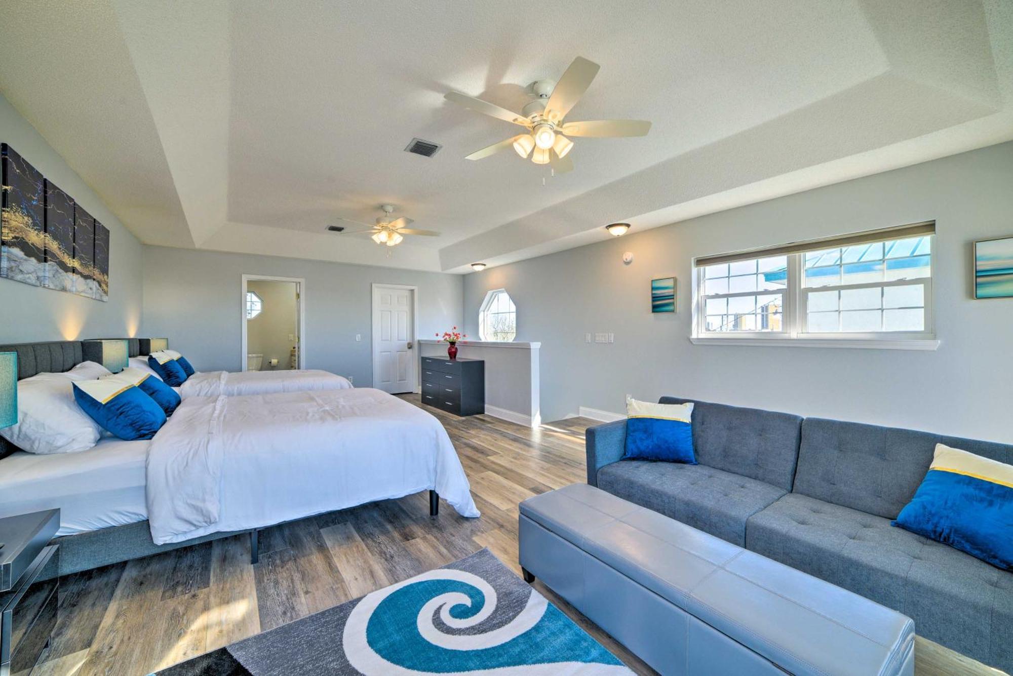 Sunny Pcb Home With Balcony Steps To The Beach! Panama City Beach Eksteriør bilde
