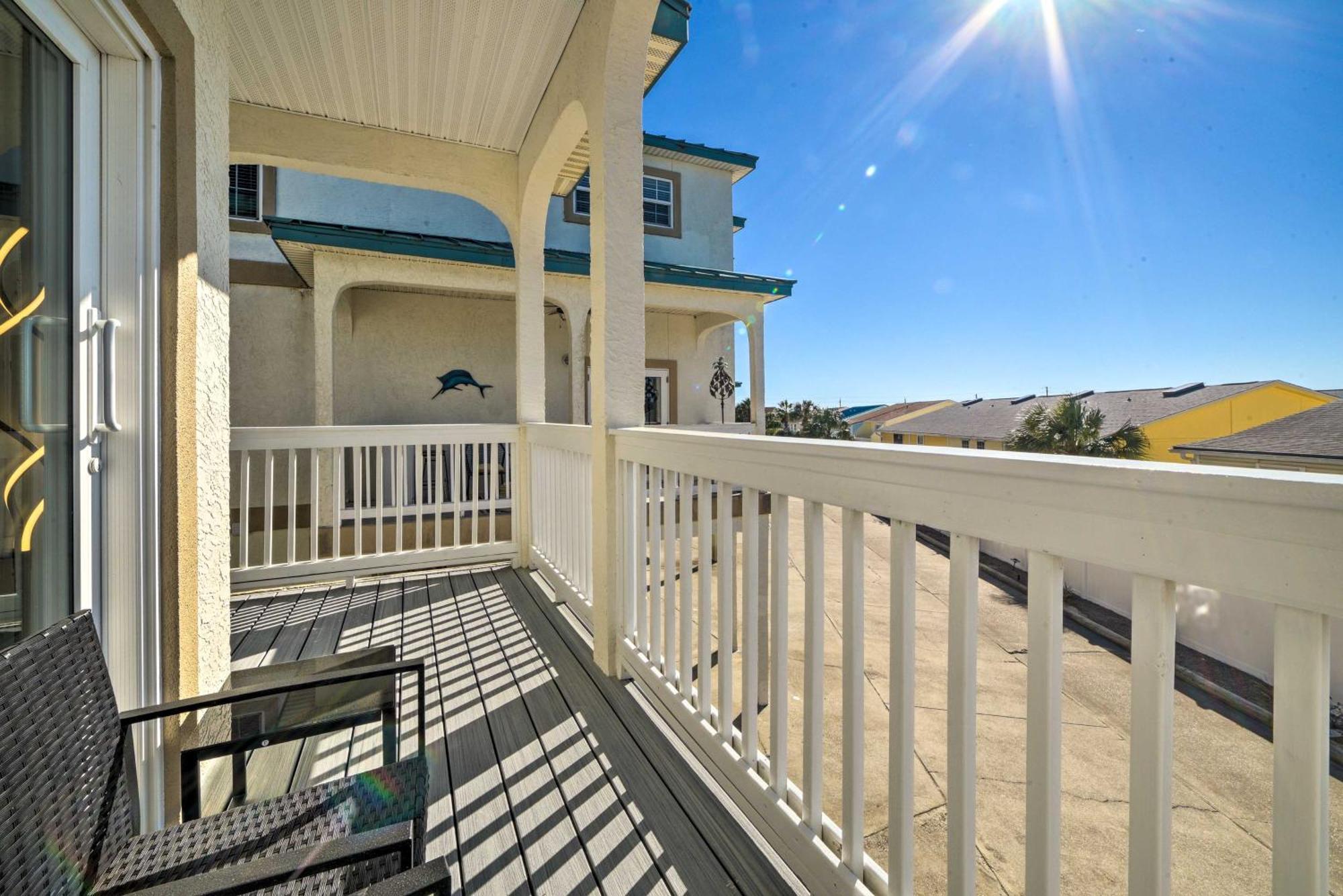 Sunny Pcb Home With Balcony Steps To The Beach! Panama City Beach Eksteriør bilde