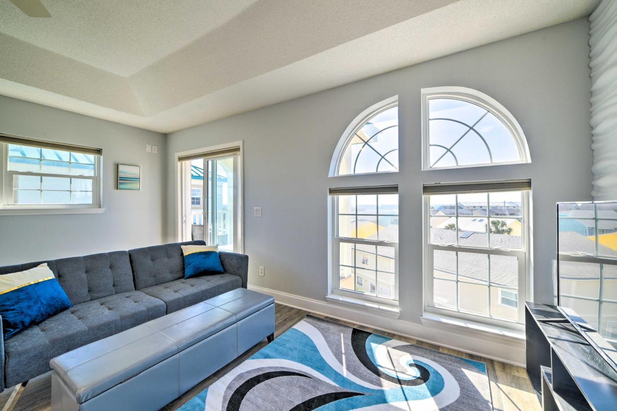 Sunny Pcb Home With Balcony Steps To The Beach! Panama City Beach Eksteriør bilde