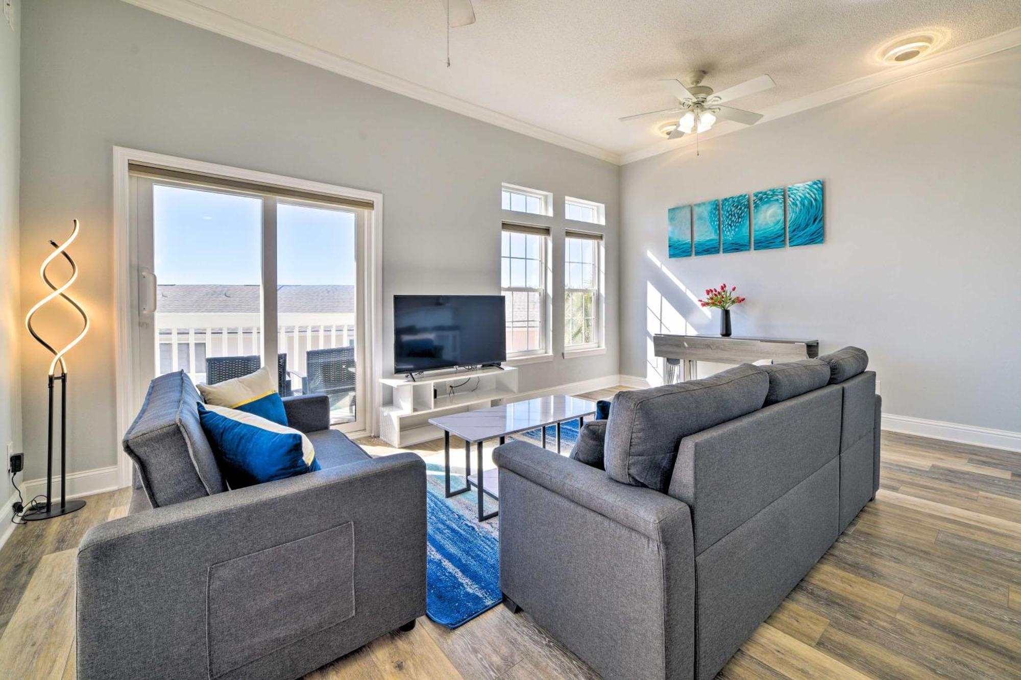 Sunny Pcb Home With Balcony Steps To The Beach! Panama City Beach Eksteriør bilde